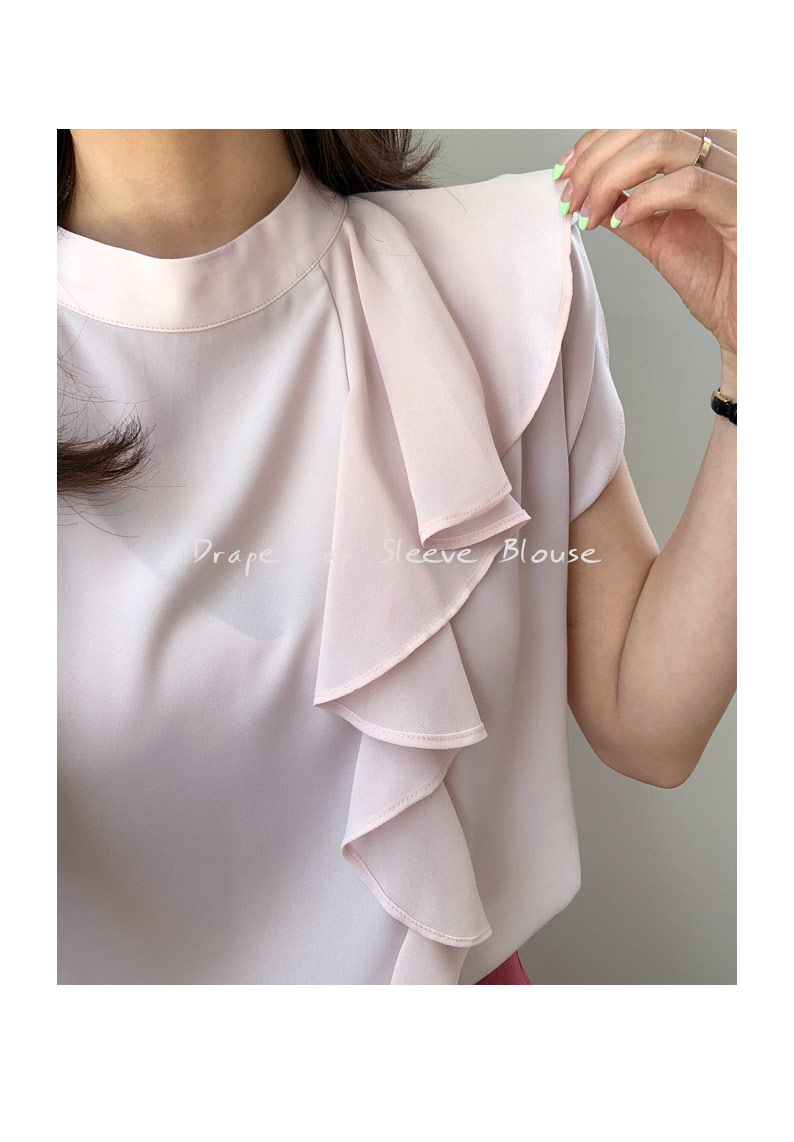 ラッフルブラウス・全3色 | DHOLIC PLUS | 詳細画像5