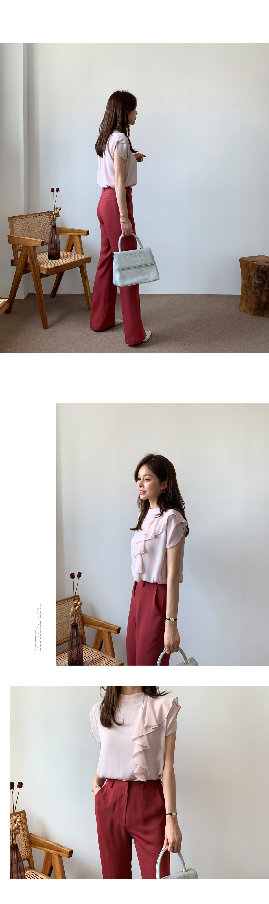 ラッフルブラウス・全3色 | DHOLIC PLUS | 詳細画像6