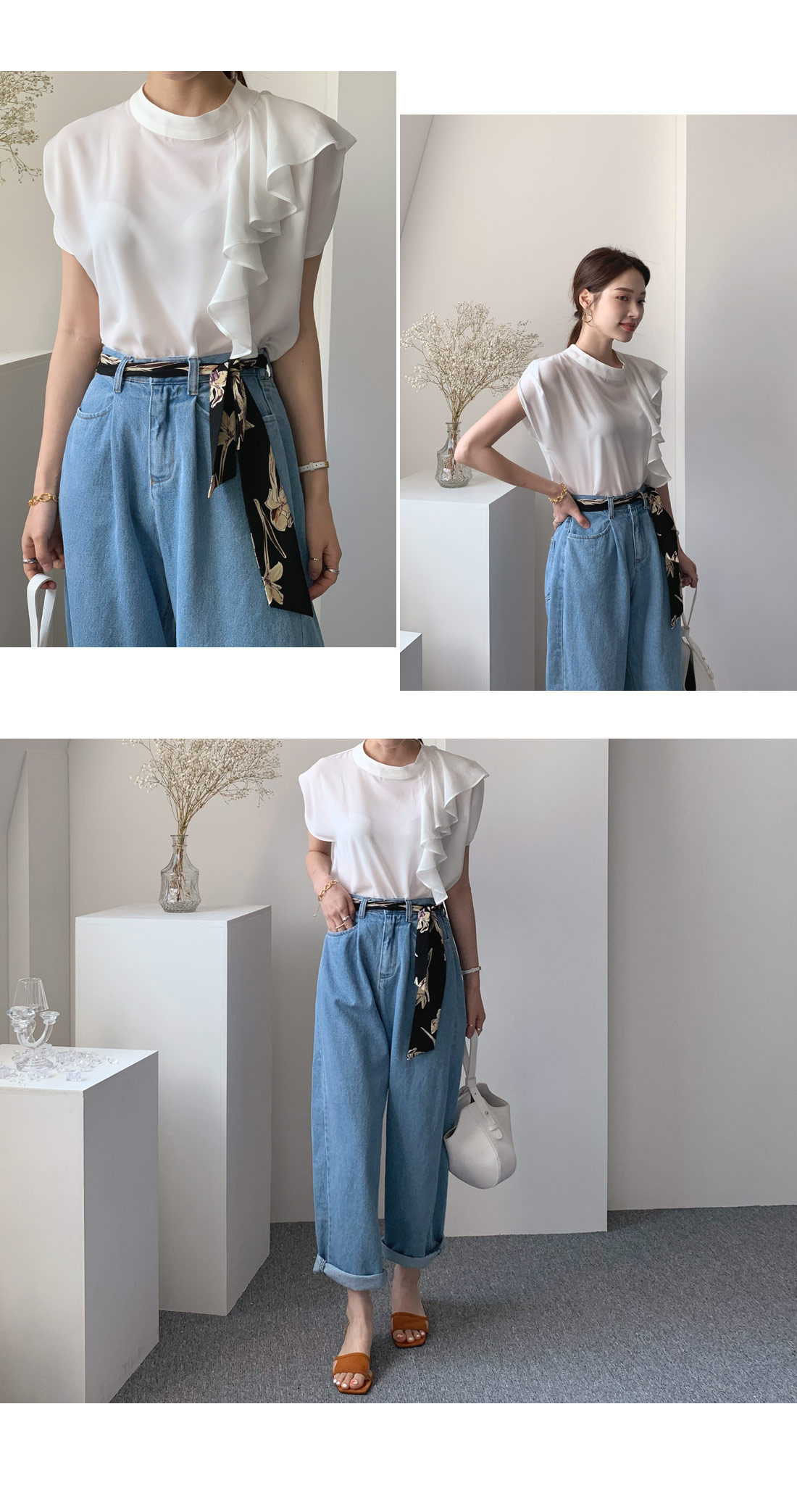 ラッフルブラウス・全3色 | DHOLIC PLUS | 詳細画像10