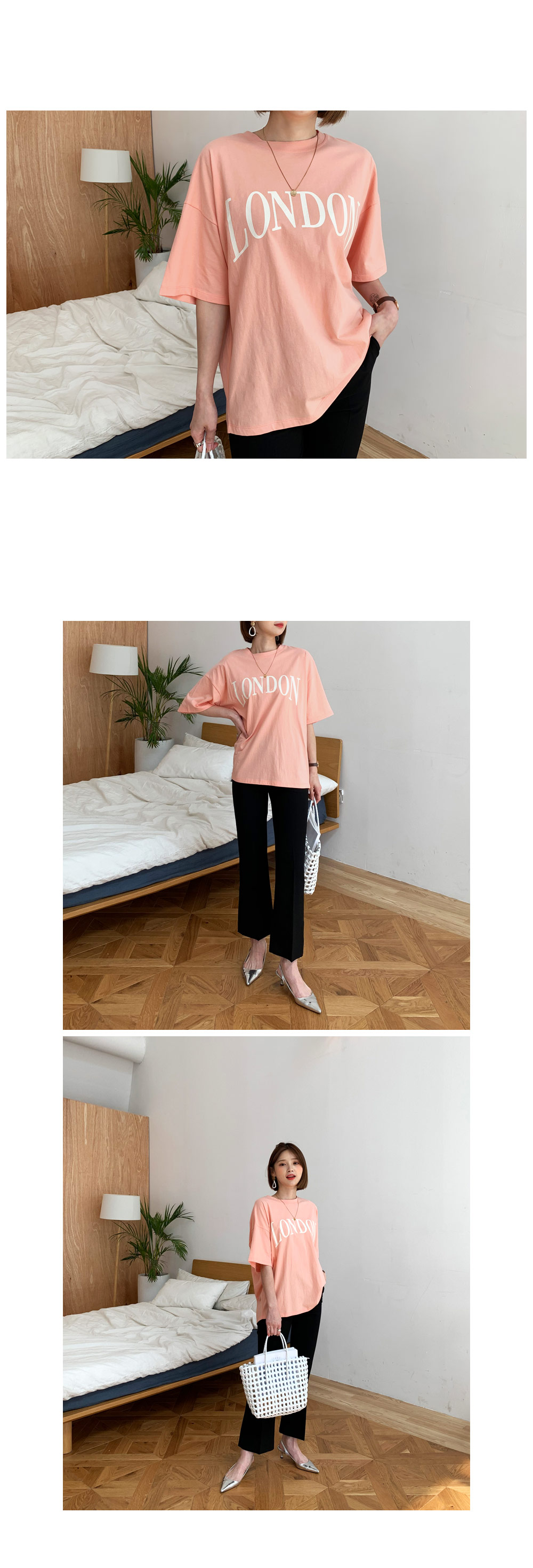 バックスリットロゴTシャツ・全3色 | DHOLIC | 詳細画像4