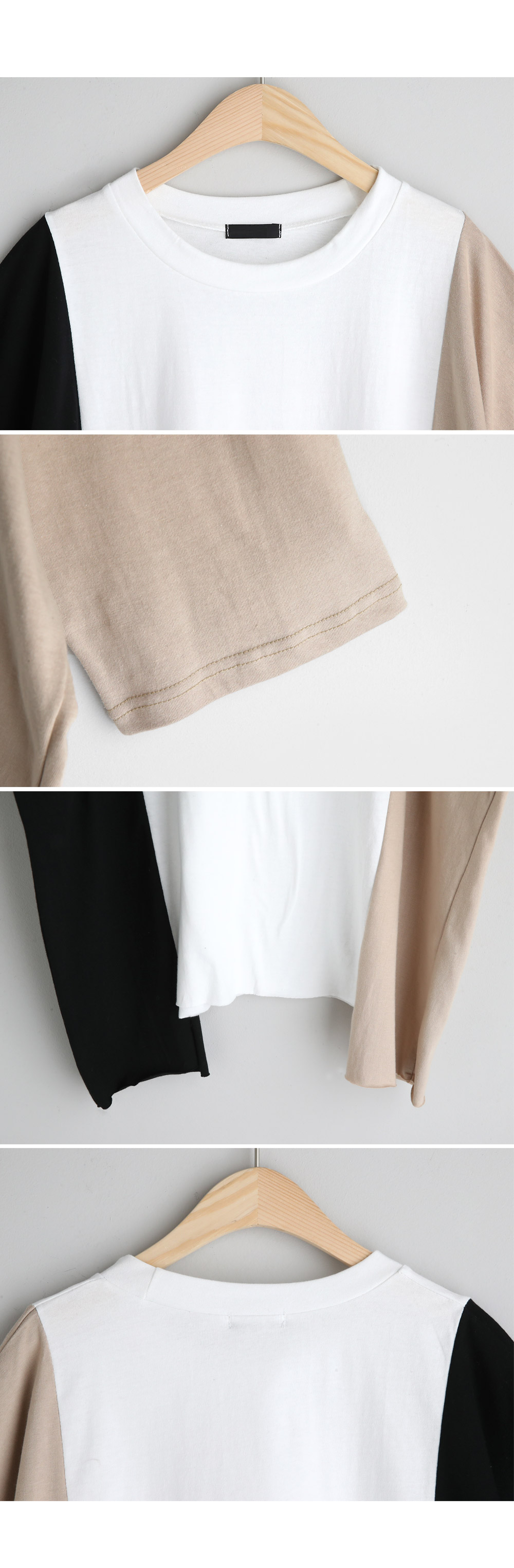 カラーコントラストTシャツ・全3色 | DHOLIC PLUS | 詳細画像13