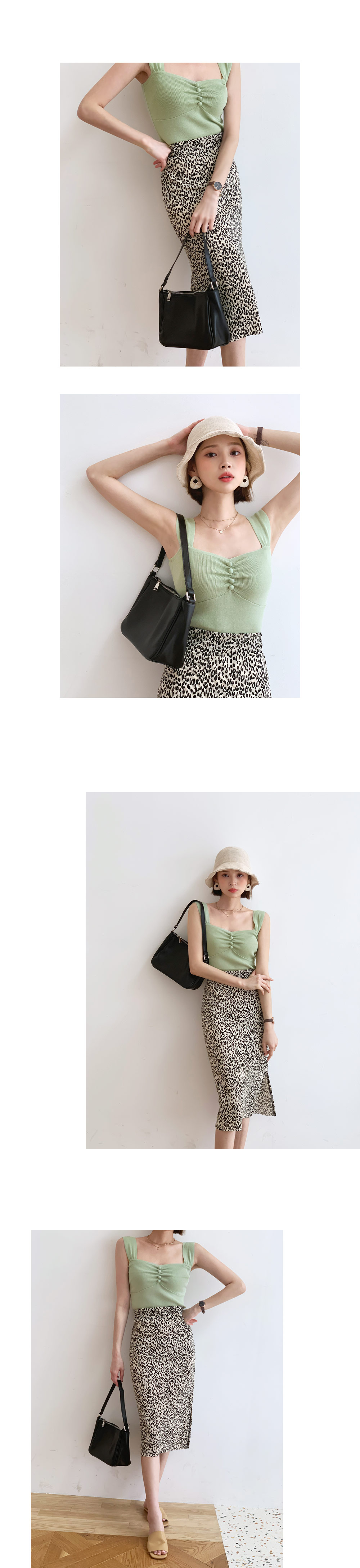 レオパードプリーツスカート・全3色 | DHOLIC | 詳細画像7