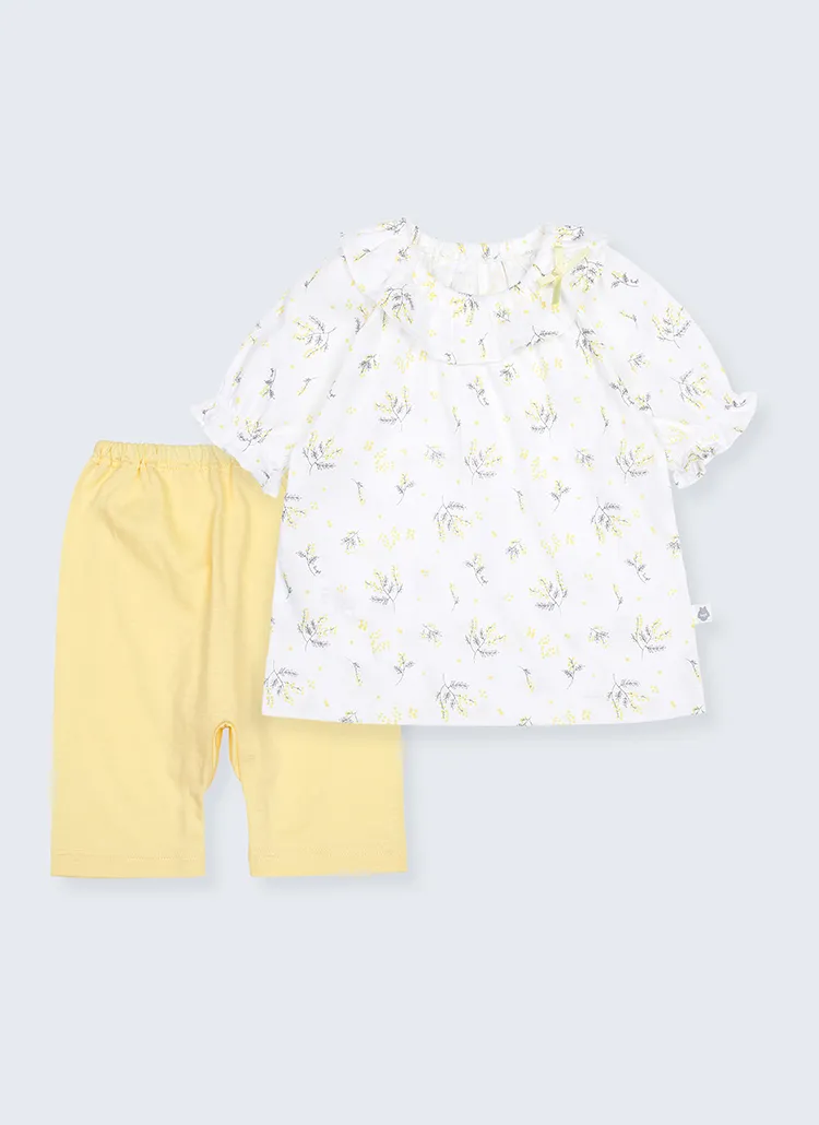 ラッフルネックパターン上下SET | 詳細画像1