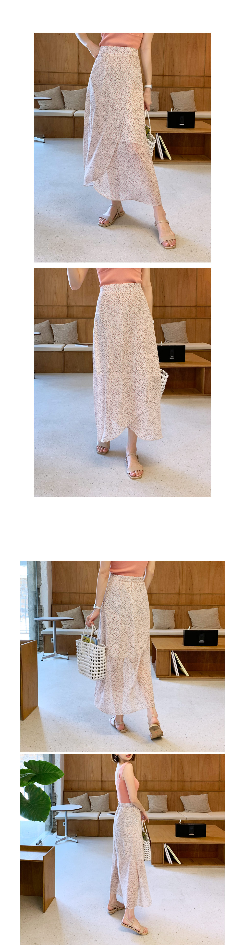 フローラルロングスカート・全3色 | DHOLIC | 詳細画像2