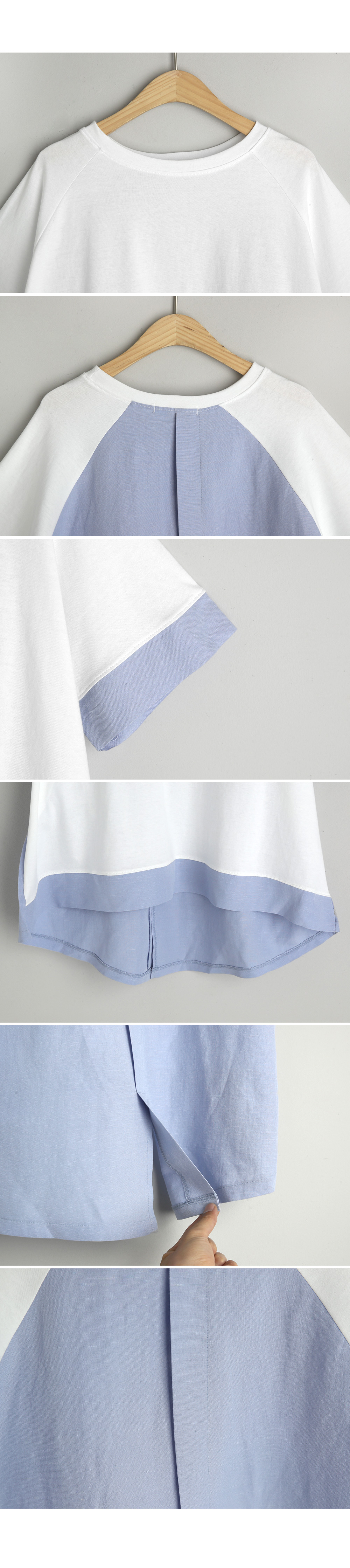 ラグランバックスリットTシャツ・全3色 | DHOLIC PLUS | 詳細画像12