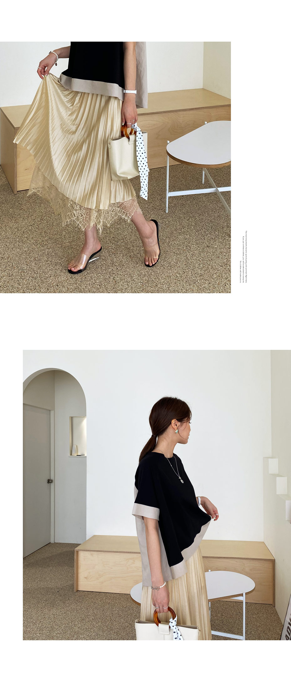 ラグランバックスリットTシャツ・全3色 | DHOLIC PLUS | 詳細画像3