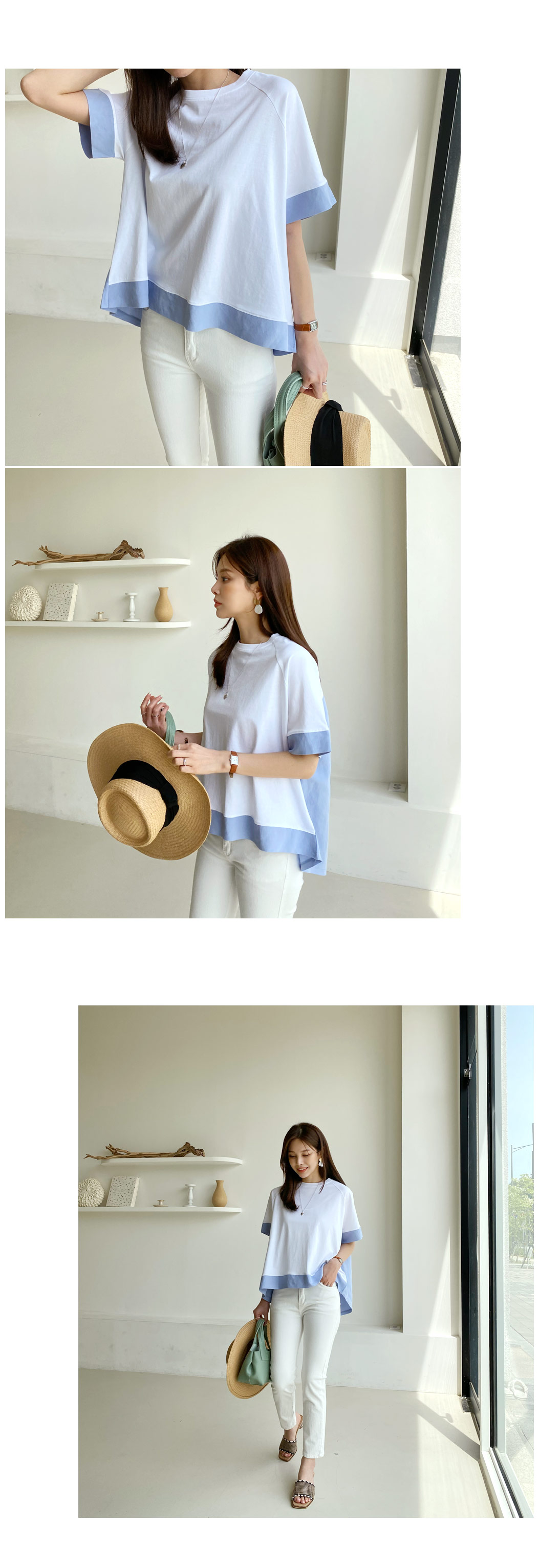 ラグランバックスリットTシャツ・全3色 | DHOLIC PLUS | 詳細画像7