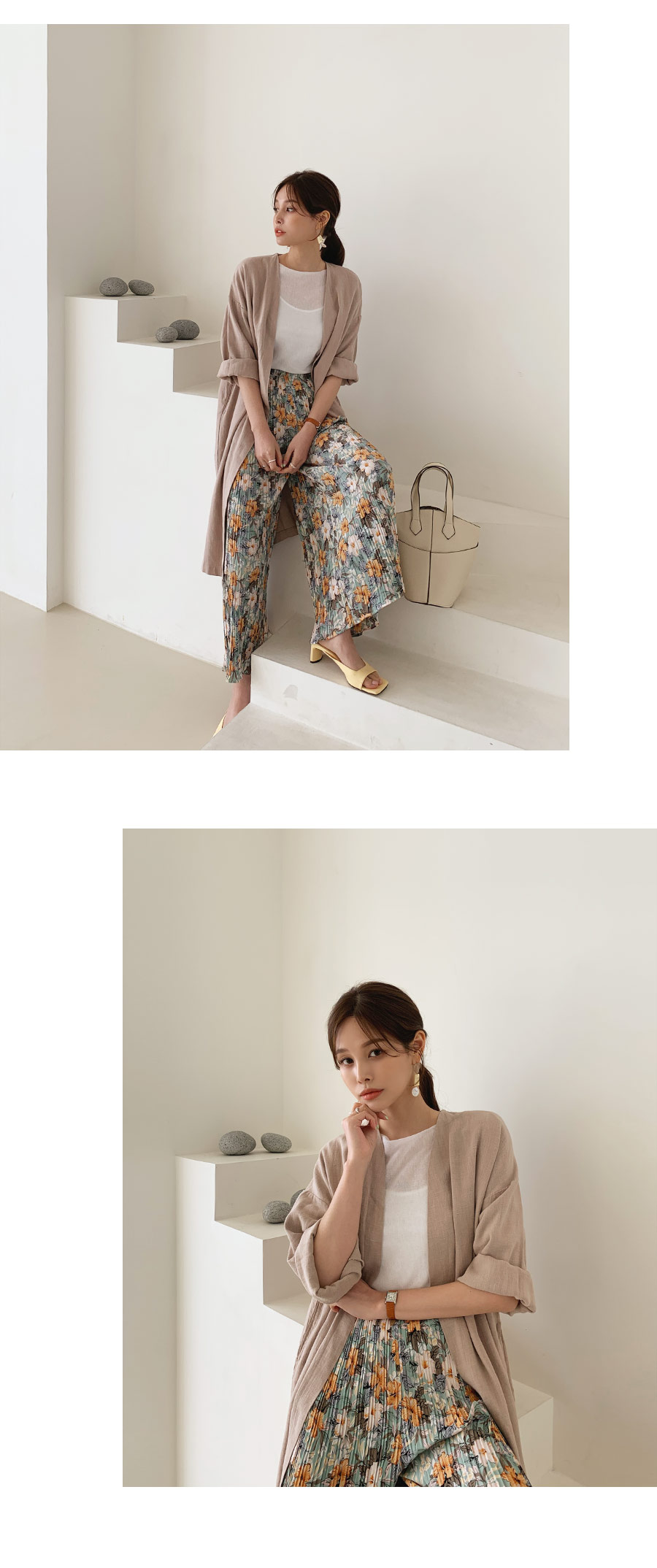 リネンロングジャケット・全3色 | DHOLIC PLUS | 詳細画像6