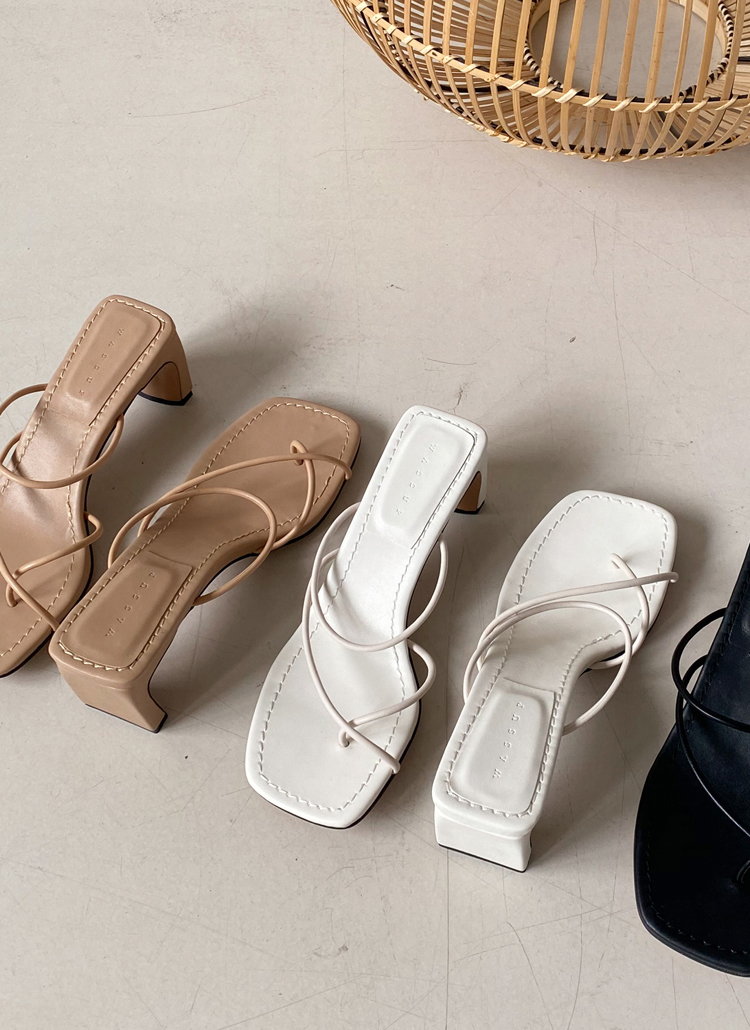 スリムクロスストラップサンダル・全3色 | レディースファッション通販