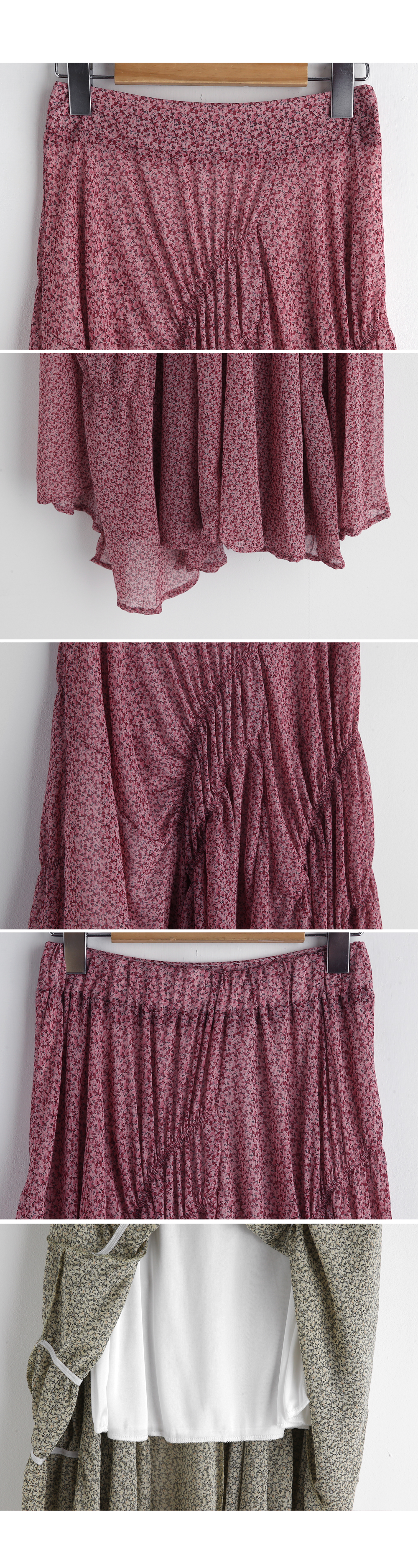 ギャザー小花柄スカート・全2色 | DHOLIC | 詳細画像11