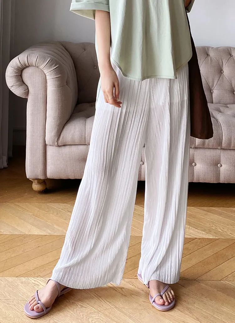 ウェーブプリーツパンツ・全5色 | DHOLIC PLUS | 詳細画像1