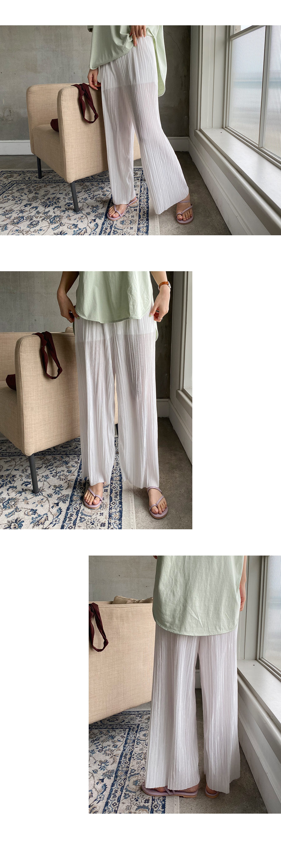 ウェーブプリーツパンツ・全5色 | DHOLIC PLUS | 詳細画像2