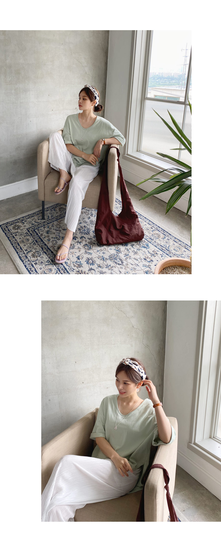 ウェーブプリーツパンツ・全5色 | DHOLIC PLUS | 詳細画像3