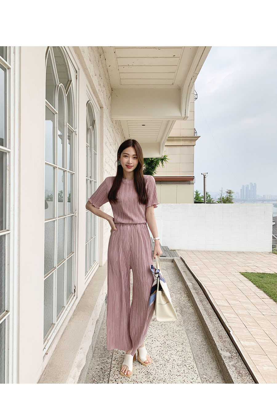 ウェーブプリーツパンツ・全5色 | DHOLIC PLUS | 詳細画像11