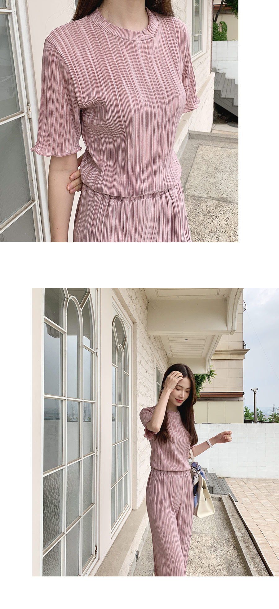 ウェーブプリーツパンツ・全5色 | DHOLIC PLUS | 詳細画像12