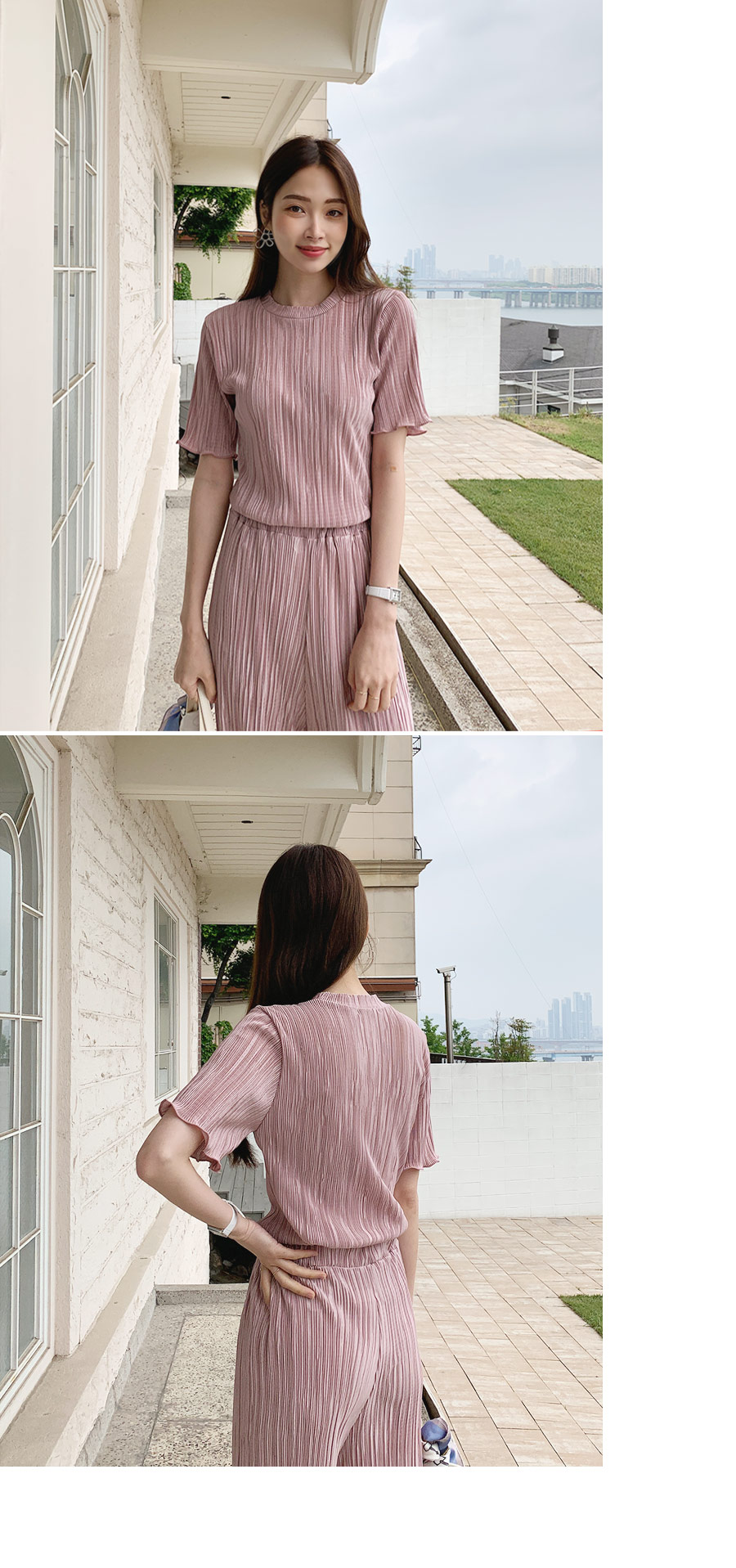 ウェーブプリーツパンツ・全5色 | DHOLIC PLUS | 詳細画像14