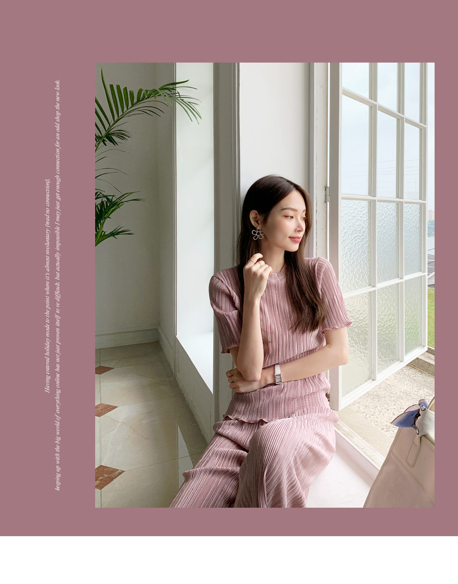 ウェーブプリーツパンツ・全5色 | DHOLIC PLUS | 詳細画像16