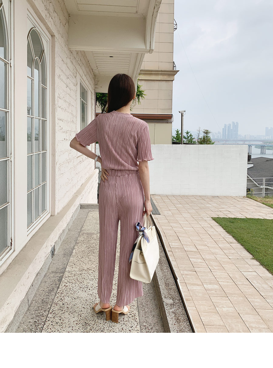 ウェーブプリーツパンツ・全5色 | DHOLIC PLUS | 詳細画像17