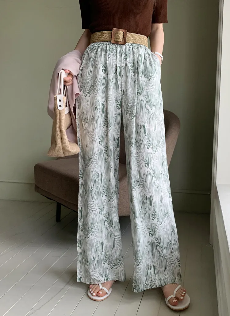 パターンワイドパンツ・全2色 | DHOLIC PLUS | 詳細画像1