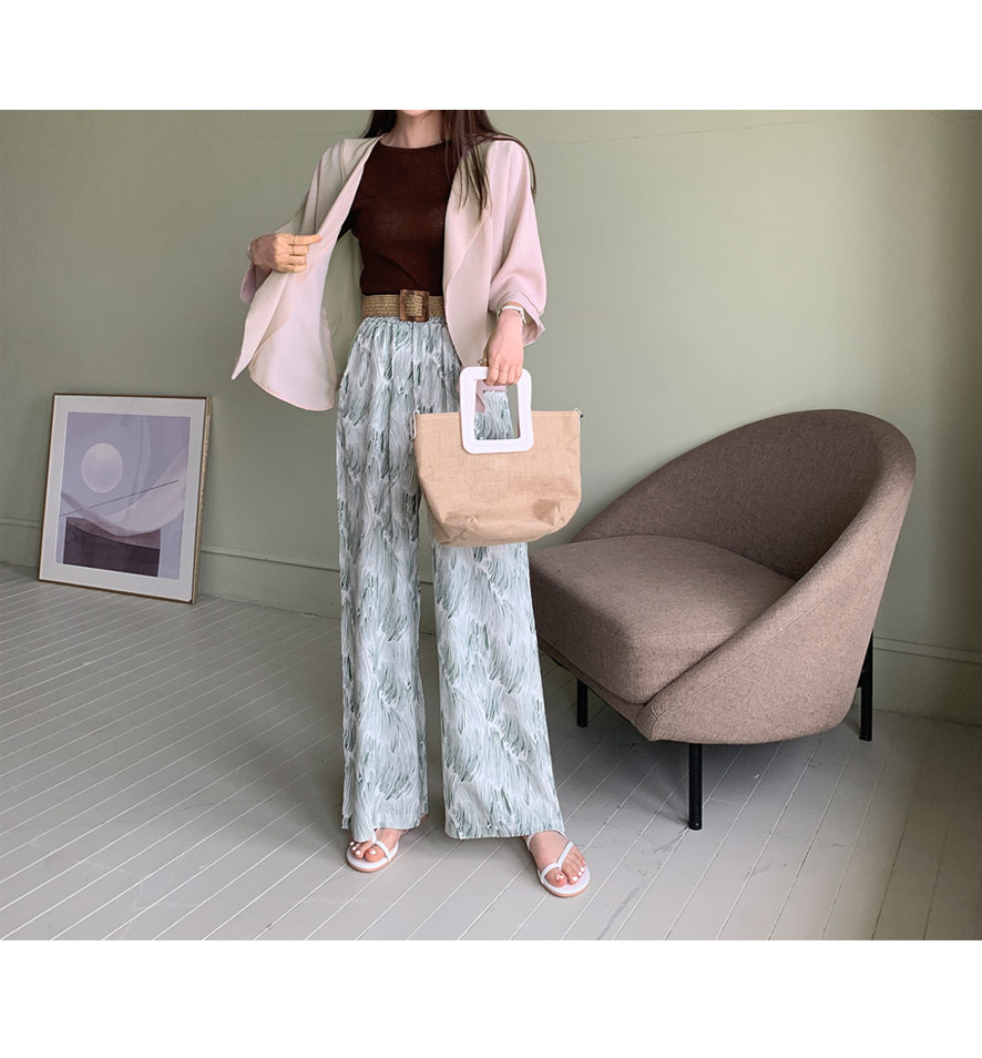 パターンワイドパンツ・全2色 | DHOLIC PLUS | 詳細画像8