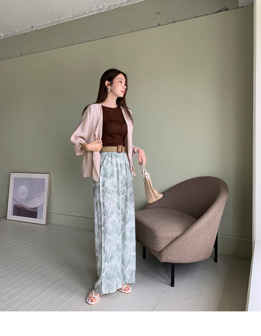 パターンワイドパンツ・全2色 | DHOLIC PLUS | 詳細画像12