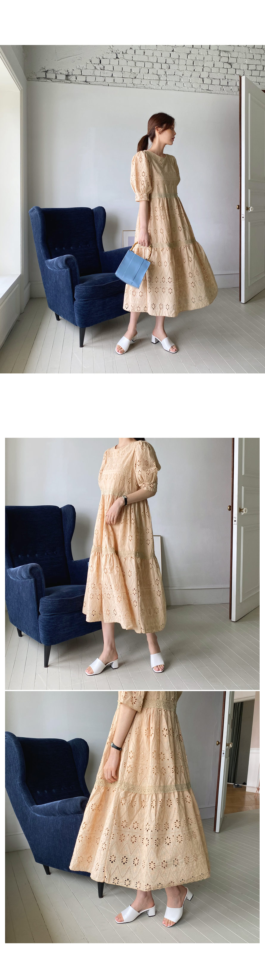 アイレットレースワンピース・全3色 | DHOLIC PLUS | 詳細画像2