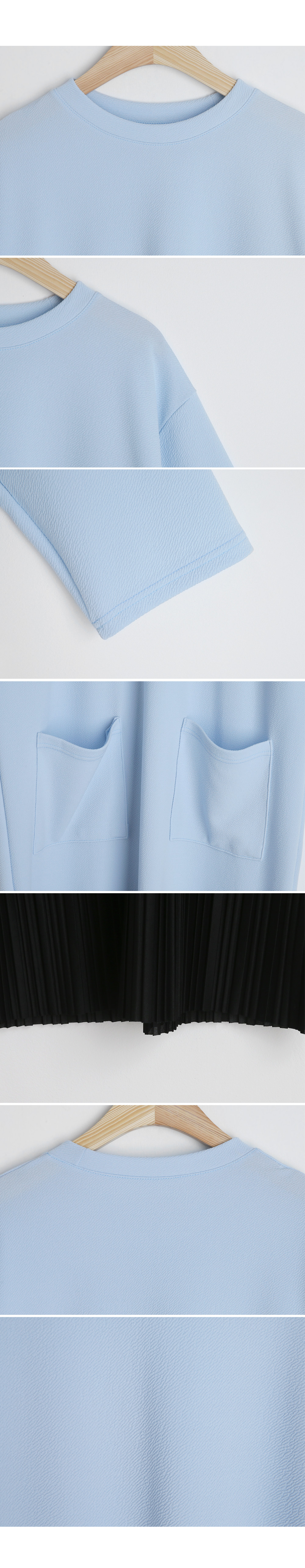 プリーツヘム配色ワンピース・全3色 | DHOLIC PLUS | 詳細画像12