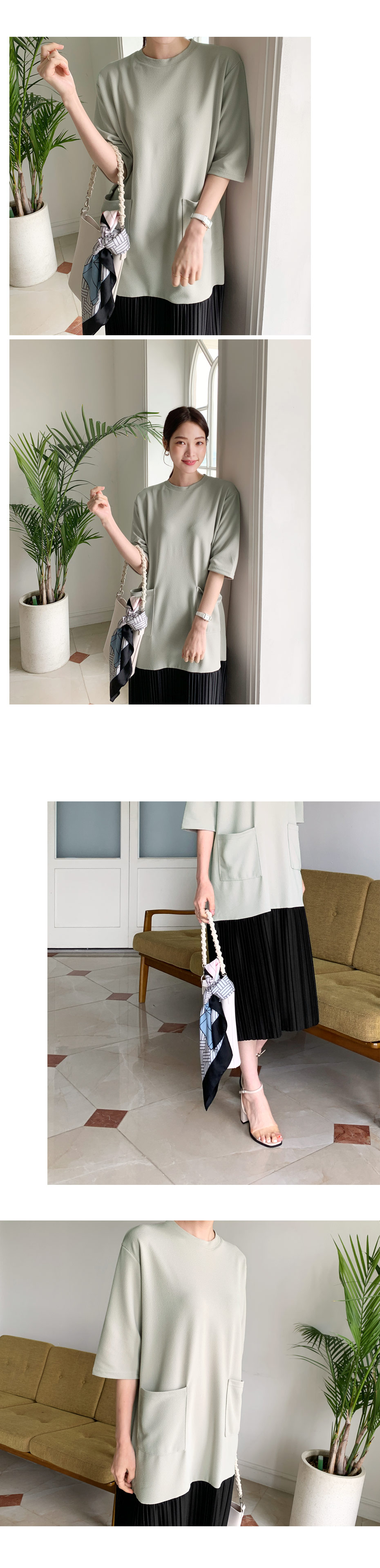 プリーツヘム配色ワンピース・全3色 | DHOLIC PLUS | 詳細画像10