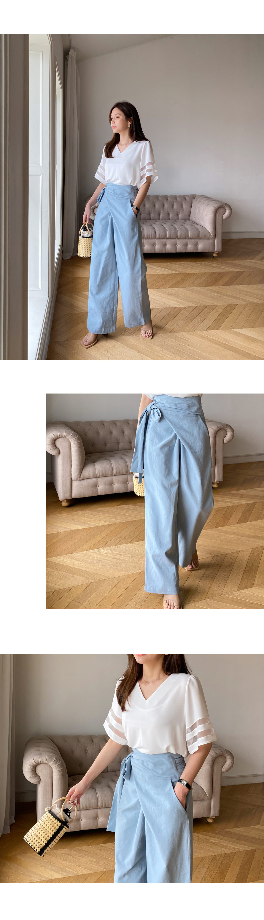 シアーラインスリーブブラウス・全3色 | DHOLIC PLUS | 詳細画像5