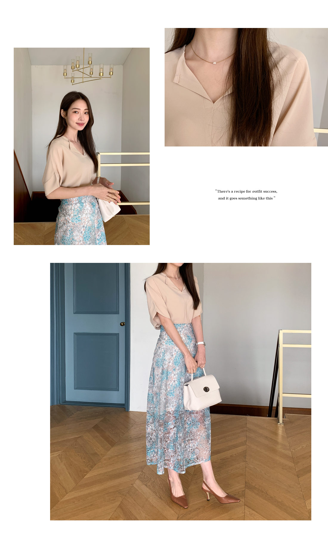 ネックスリットブラウス・全3色 | DHOLIC PLUS | 詳細画像5