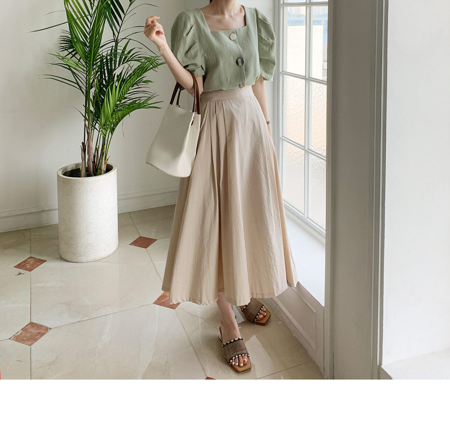 マルチボタンスクエアブラウス・全2色 | DHOLIC PLUS | 詳細画像5