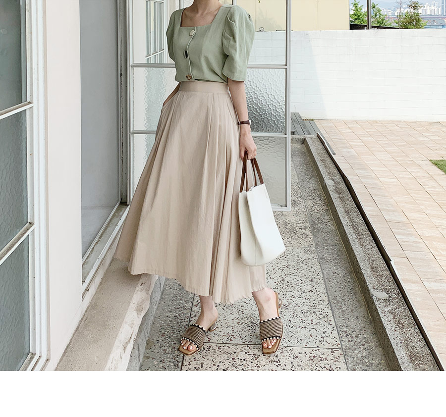 マルチボタンスクエアブラウス・全2色 | DHOLIC PLUS | 詳細画像7