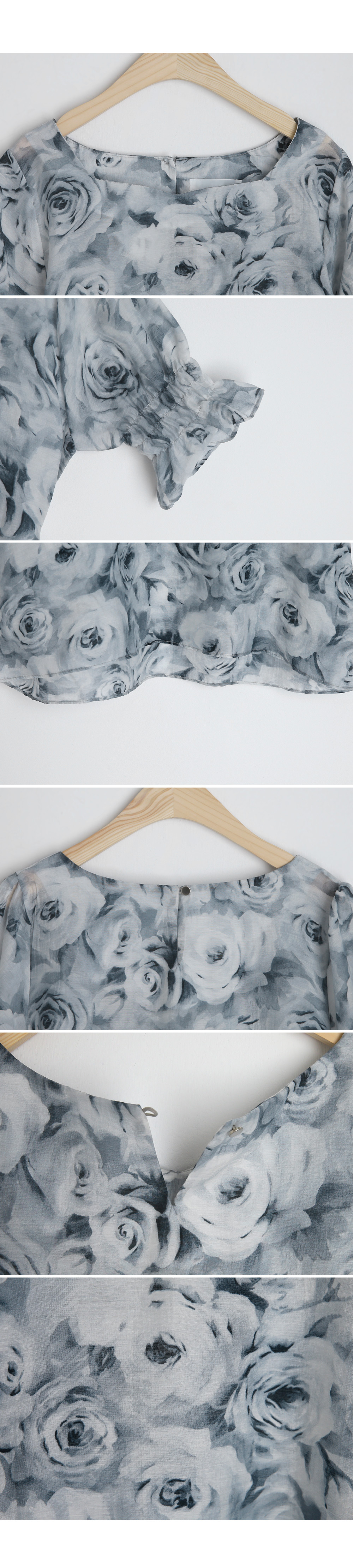 フローラパターンルブラウス・全2色 | DHOLIC PLUS | 詳細画像14