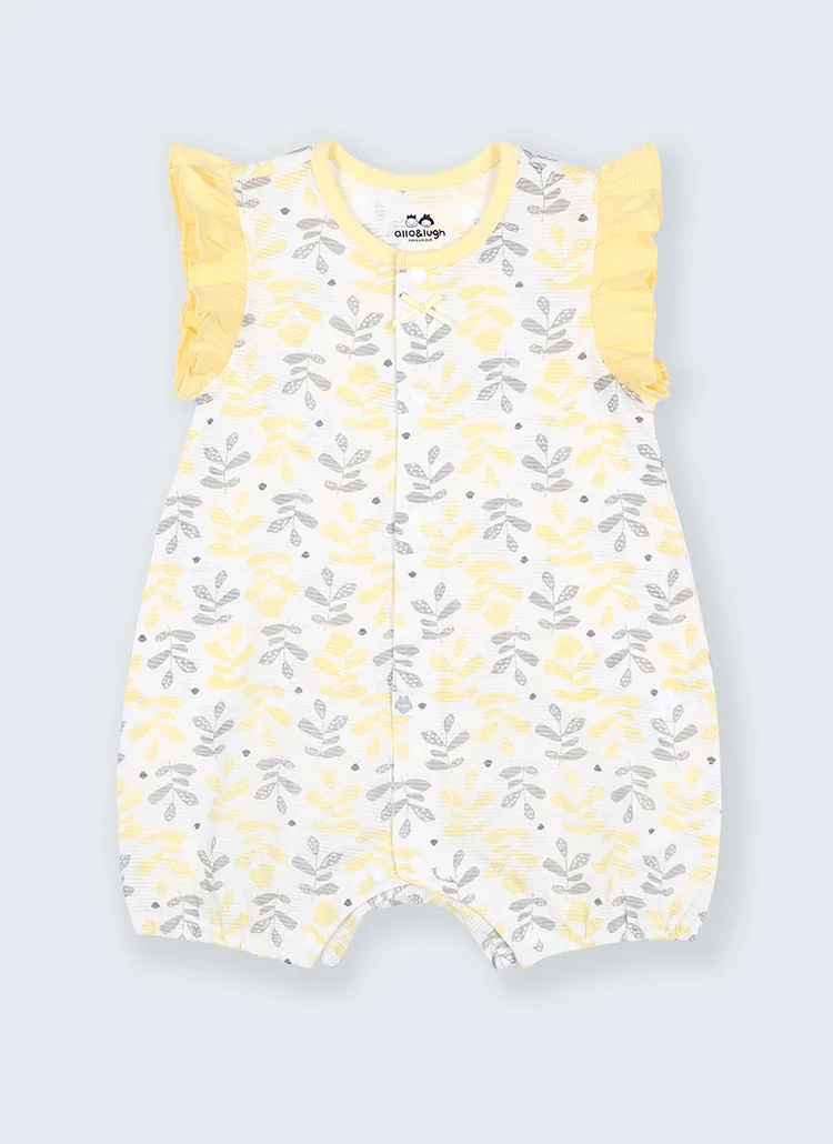 フリルスリーブパターンロンパース | 詳細画像1