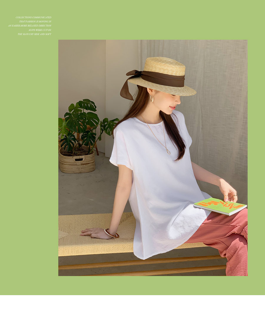 リボン付ラフィアハット・全6色 | DHOLIC PLUS | 詳細画像3