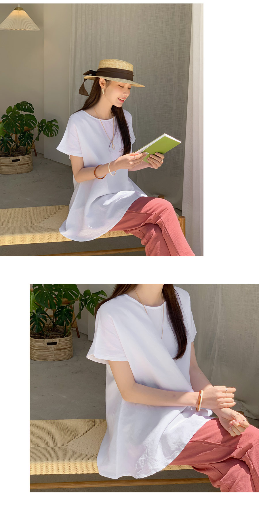 リボン付ラフィアハット・全6色 | DHOLIC PLUS | 詳細画像5