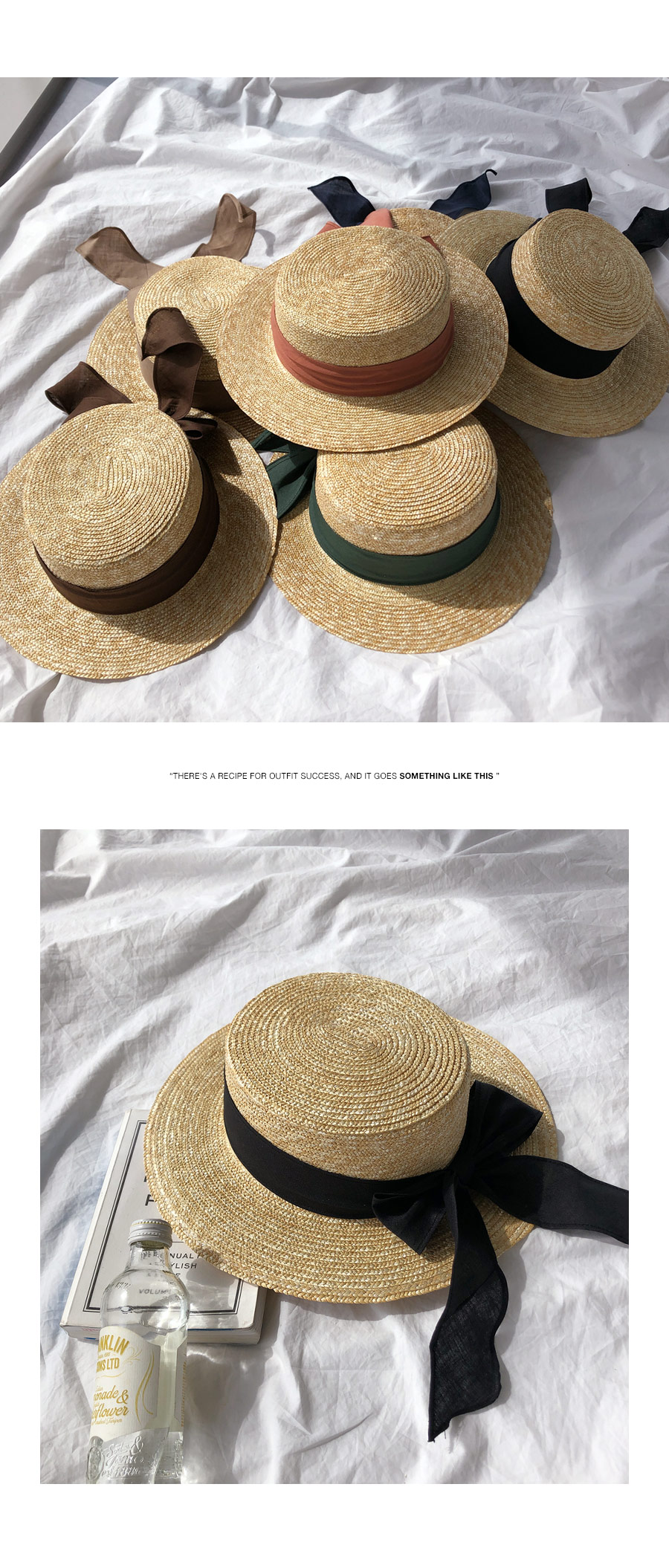 リボン付ラフィアハット・全6色 | DHOLIC PLUS | 詳細画像15