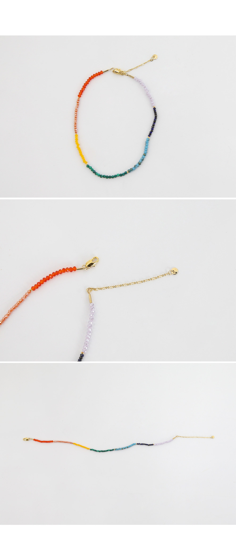 カラービーズアンクレット・全1色 | DHOLIC PLUS | 詳細画像12