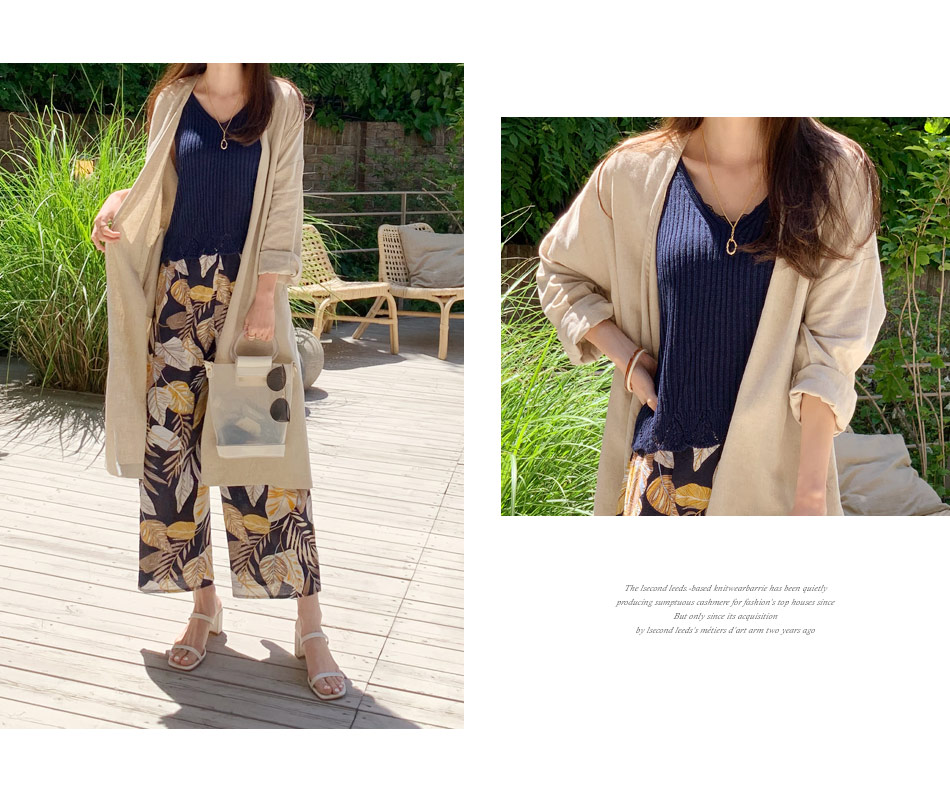 リーフパターンワイドパンツ・全2色 | DHOLIC PLUS | 詳細画像7