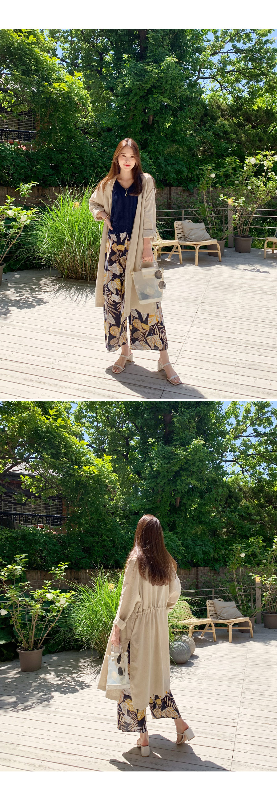 リーフパターンワイドパンツ・全2色 | DHOLIC PLUS | 詳細画像9