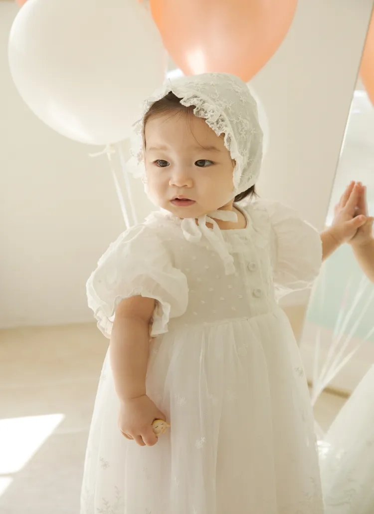 レースフリルボンネット | 詳細画像1