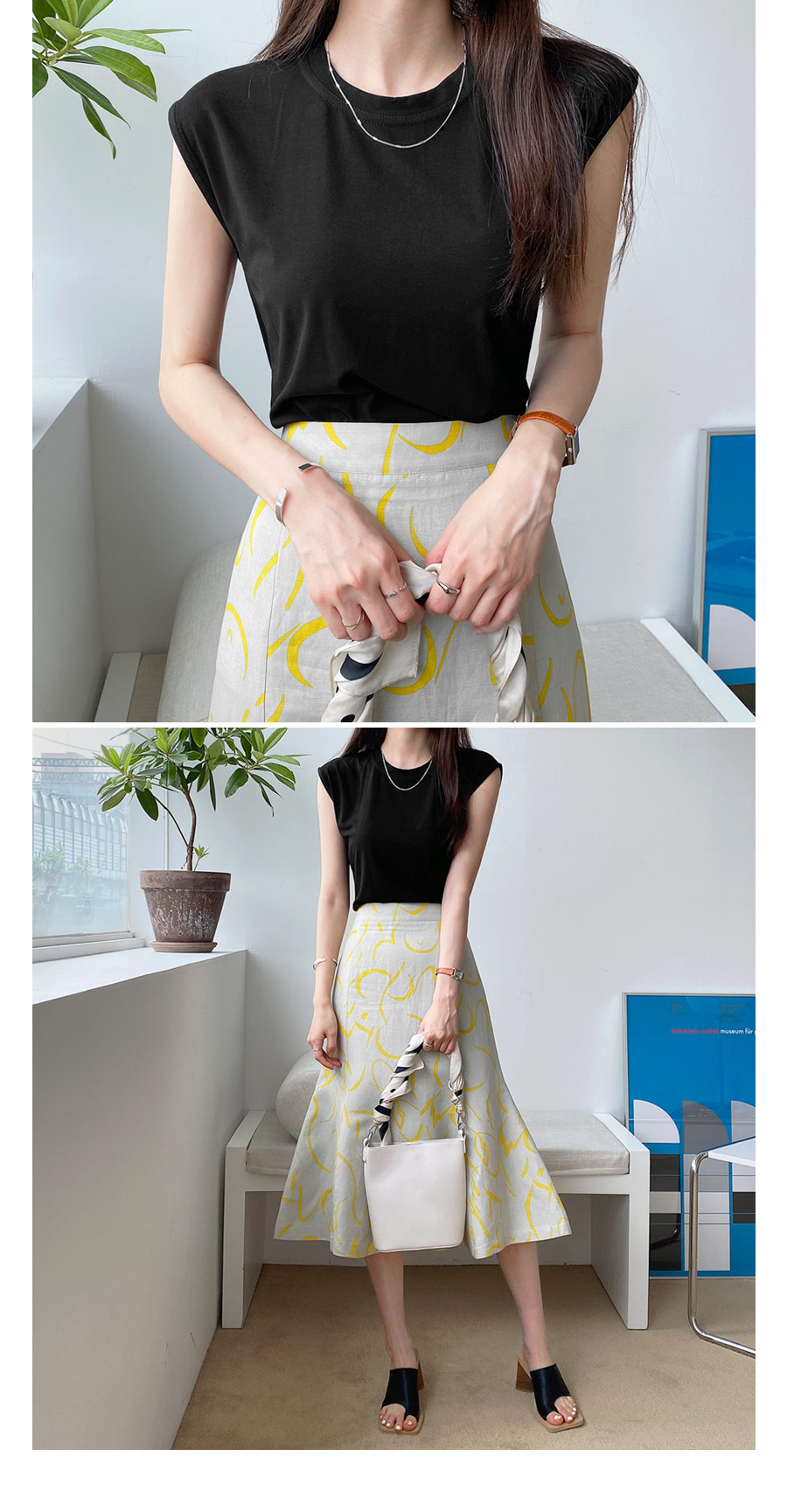 スリットフレンチスリーブTシャツ・全6色 | DHOLIC PLUS | 詳細画像5