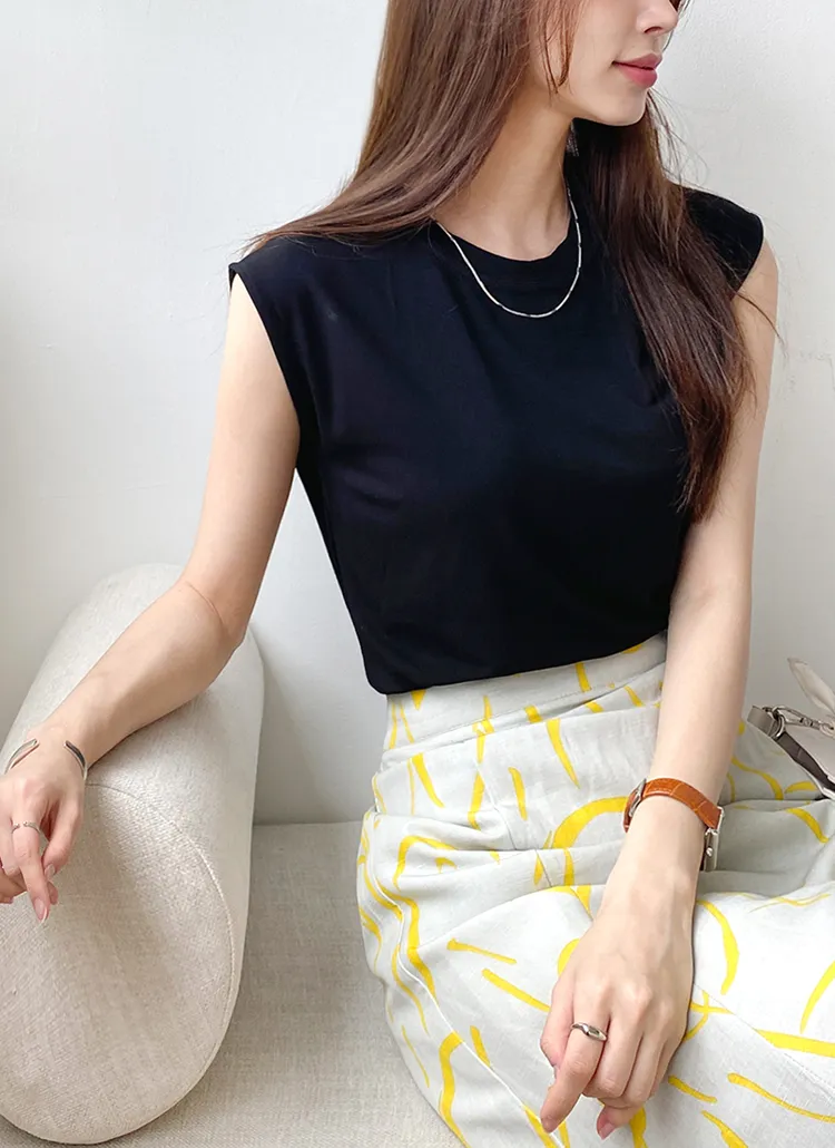 スリットフレンチスリーブTシャツ・全6色 | DHOLIC PLUS | 詳細画像1