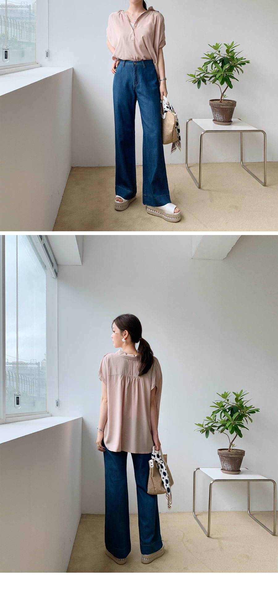 カラーボタンブラウス・全3色 | DHOLIC PLUS | 詳細画像8