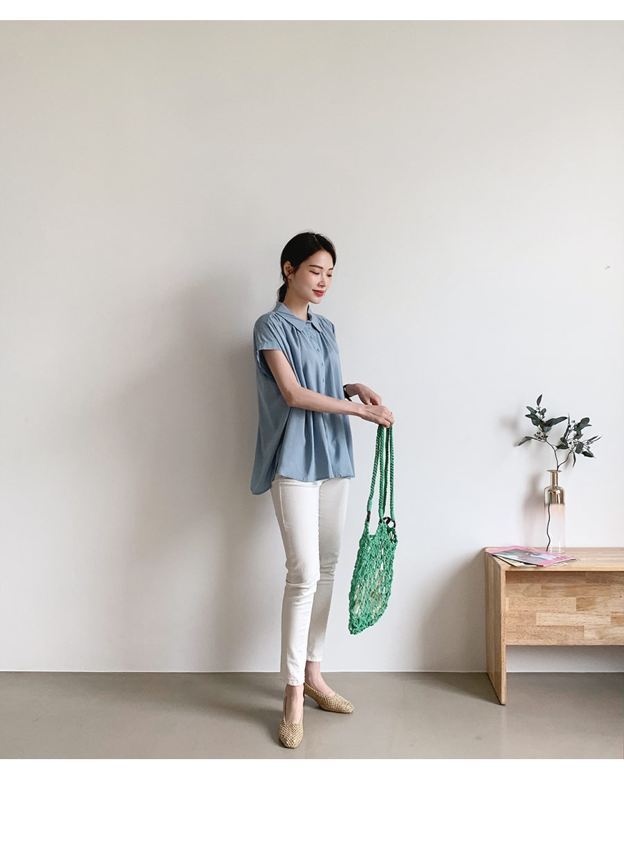 カラーボタンブラウス・全3色 | DHOLIC PLUS | 詳細画像11