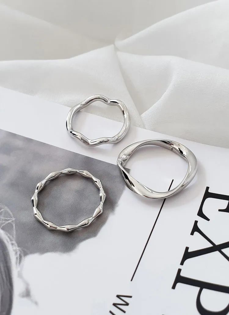 ウェーブラインリング3SET | wingbling | 詳細画像1