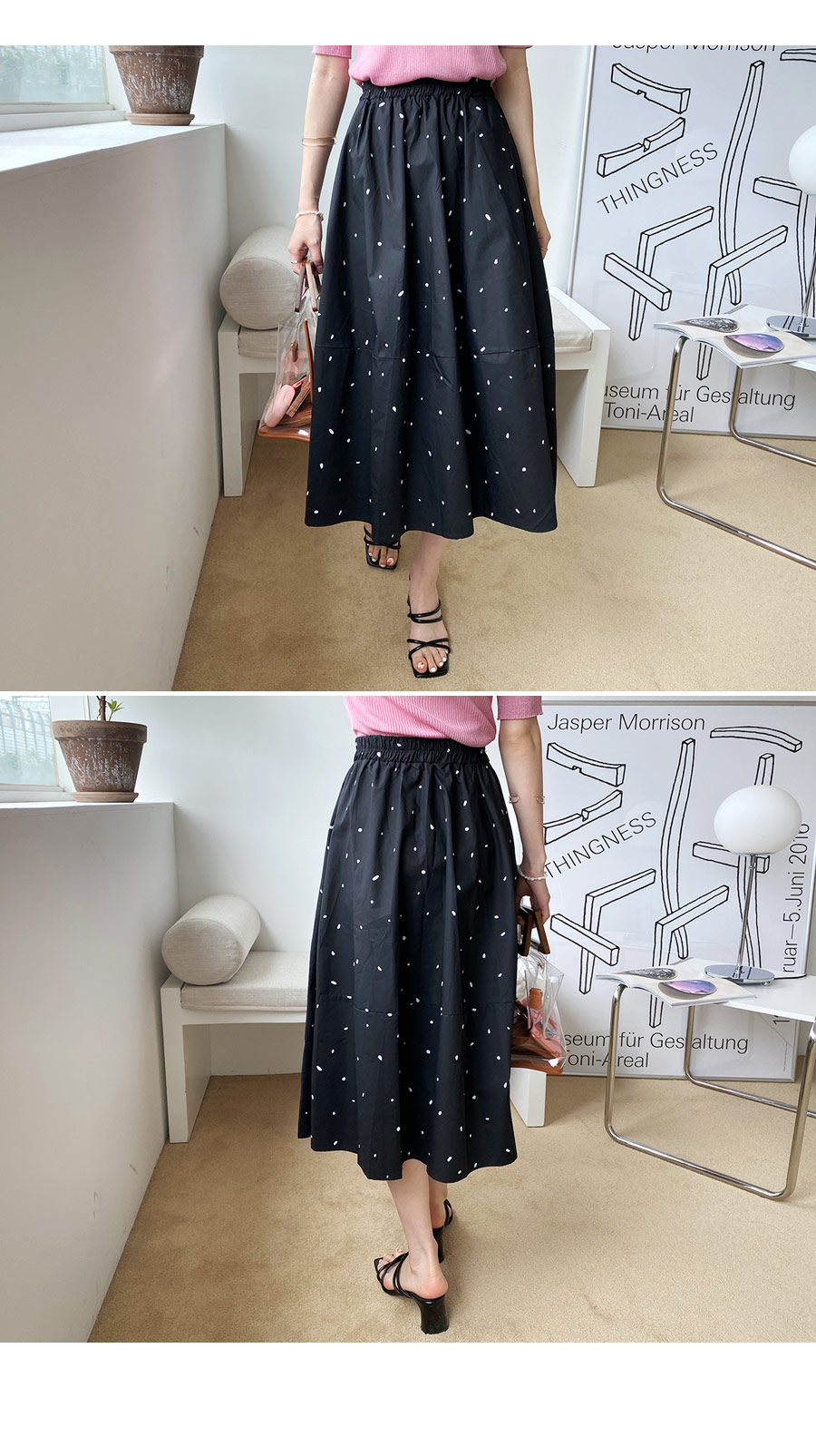イージードットスカート・全2色 | DHOLIC PLUS | 詳細画像2