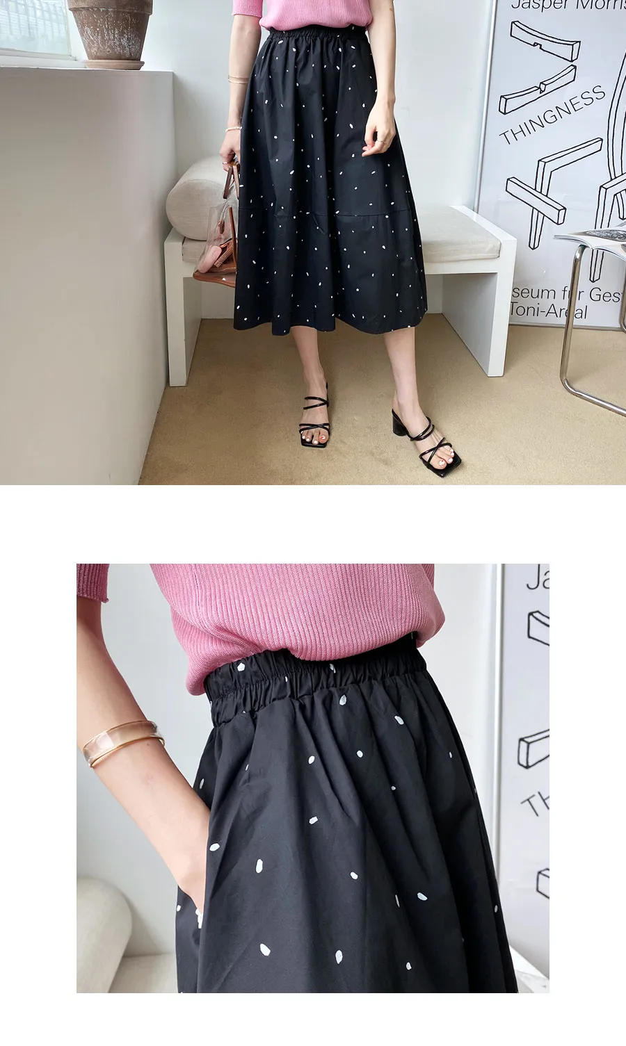 イージードットスカート・全2色 | DHOLIC PLUS | 詳細画像5