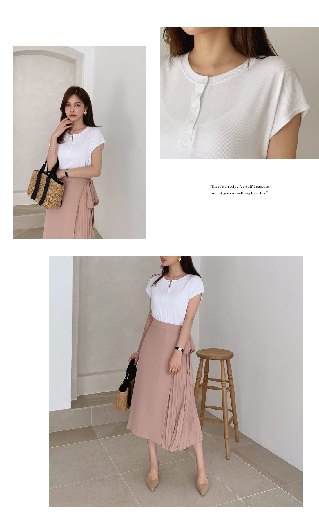 プリーツラップスカート・全2色 | DHOLIC PLUS | 詳細画像4