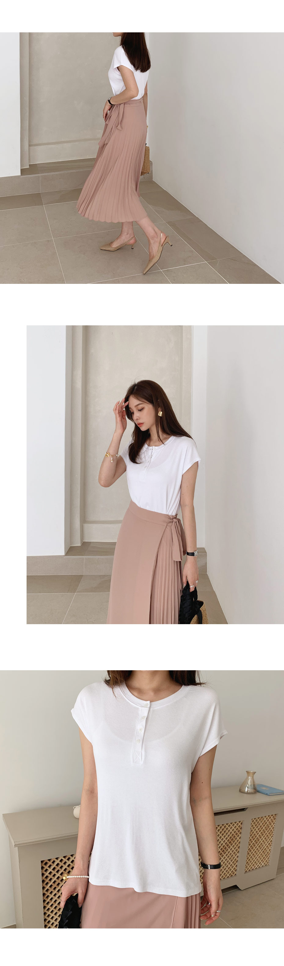 プリーツラップスカート・全2色 | DHOLIC PLUS | 詳細画像8